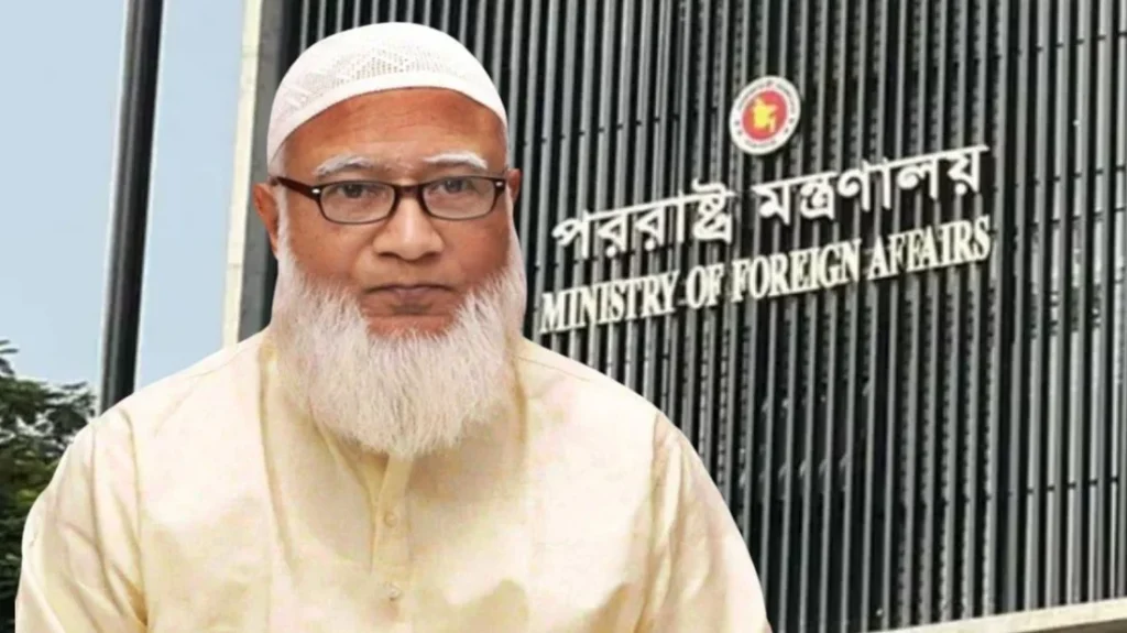 নিজের উপদেষ্টাকে পররাষ্ট্র মন্ত্রণালয়ে পদায়ন চান জামায়াত আমির