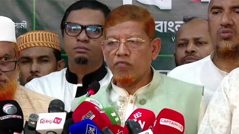 আগামীকালের মধ্যে সংস্কার পরিষদের অধিবেশন না ডাকলে রাজপথে নামবে ১১ দল: হামিদুর রহমান