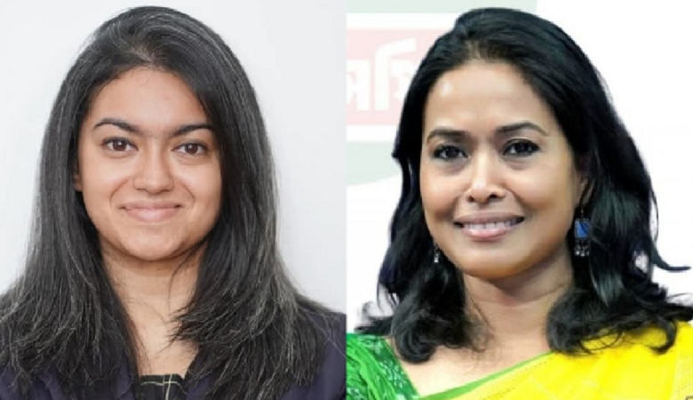 এনসিপির ঢাকা জেলা উত্তর কমিটির শীর্ষ পদে নাবিলা-দিলশানা