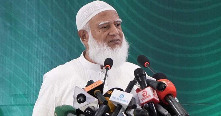 প্রধানমন্ত্রীর খাল খনন কর্মসূচিকে সাধুবাদ জানাই : জামায়াত আমির