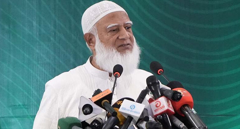 প্রধানমন্ত্রীর খাল খনন কর্মসূচিকে সাধুবাদ জানাই : জামায়াত আমির