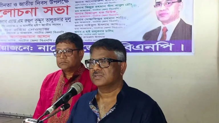 বিএনপি ৫ আগস্টের আগের অবস্থায় ফিরে যেতে চায় না: হুইপ দুলু