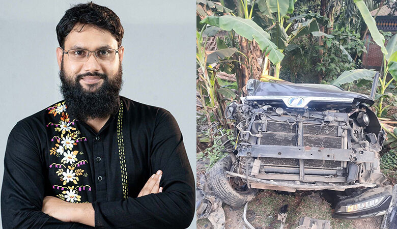 ভয়াবহ সড়ক দুর্ঘটনার কবলে এনপিসির এমপি আতিকুর রহমান মুজাহিদ