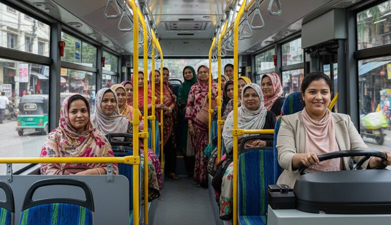 ৬ মাসের মধ্যে নারীদের জন্য ইলেকট্রিক বাস নামাবে সরকার