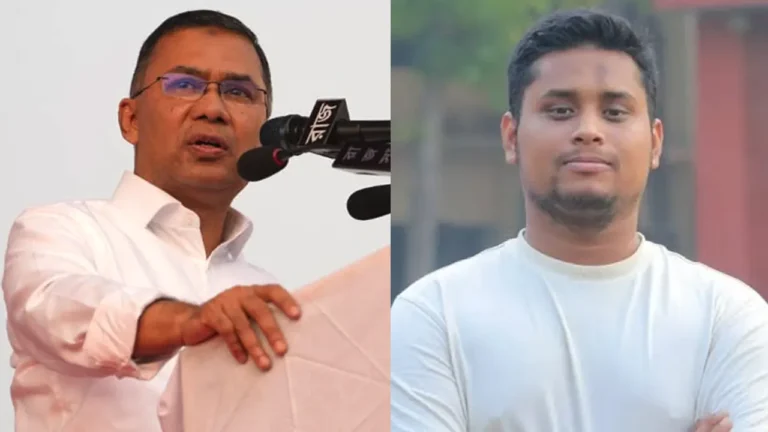 তারেক রহমান কি নিজের সিদ্ধান্তে দেশ পরিচালনা করছেন, নাকি নেপথ্যে অন্য কেউ ? হাসনাতের প্রশ্ন