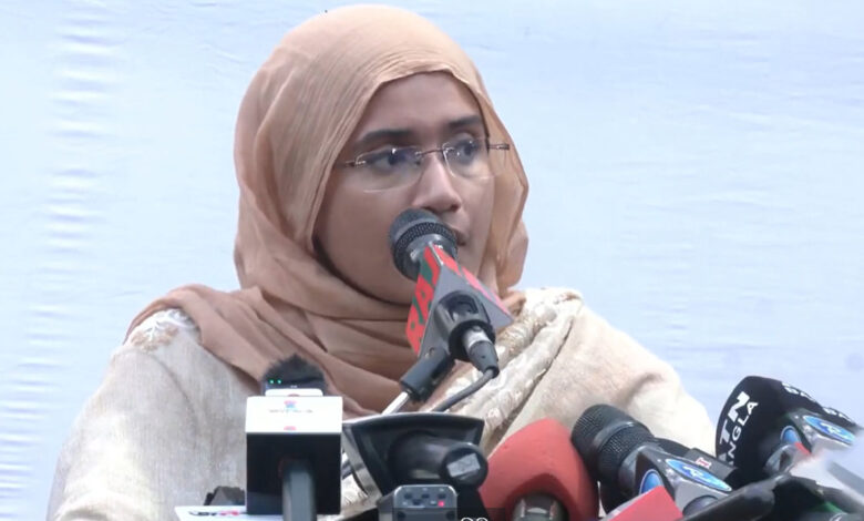 বিএনপির এক ধরনের ইনটেনশন আছে জনগণকে মূর্খ রাখার: সামান্তা শারমিন