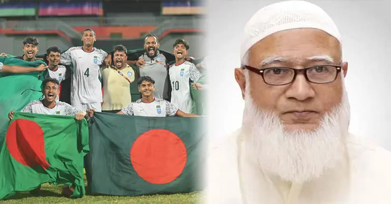 সাফ অনূর্ধ্ব-২০ চ্যাম্পিয়ন বাংলাদেশ দলকে ডা. শফিকুর রহমানের অভিনন্দন